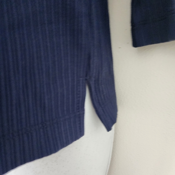 SPANX Stretch Rib Long-Sleeve Top Midnight Blue Size Small - Picture 11 of 15